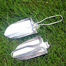 Mini shovel camping outdoor garden folding mini spade with bag I9N1
