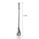 4 PCS Filtration Pipette of The Stainless Steel Filter Straw Drinking Spoon M9K1