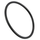 5 PCS 80 mm External Dia 4 mm Thick Filter Rubber O-Ring Seal Black