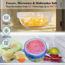 Silicone Stretch Lids,12-Pack Various Free Flexible Container Lids Food Cov