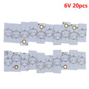 20 X 6V SMD Lamp Beads with Optical Lens Fliter for 32-65 inch LED TV Repair Hn