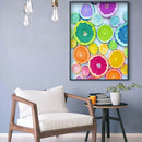Colorful Oranges Rhinestone Full Round 5D DIY Diamond Painting Wall Picture