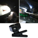 4x Mini LED Flashlight Glasses Adjustable Clip Reading Light Universal EWI