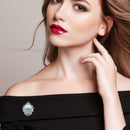 Retro Magic Mirror Brooch Badge Jacket Clothes Lapel Backpack Pin (Style 2) A