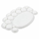Student Watercolor Palette of Plastic White Plate