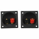 2pcs Square Copper Speaker Box Terminal Binding Post for Speaker Parts 57x5 Z7B6