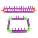 Knitting Loom Long Ring Set Hat Socks Scarves Maker Wool Yarn Needle Knit H M8A3