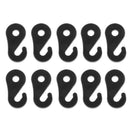 10Pcs/set Fasten Hook for Tent Awning Tie Rope Bungee Cord End 2.7cm for sport