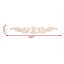 Practical Home Furniture Door Decor Unpainted Flower Wood Carved Long Onlay P2R2