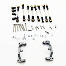Metal Upgrade Pull Rod+Base Set For WPL B1 B24 B16 C14 C24 RC Truck Car DIY Kit