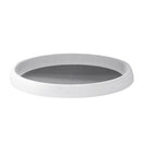 12in Turntable Kitchen Seasoning Storage Tray Rotating Organizer With Wide Base