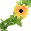 1Pcs Artificial Sunflower Garland Silk Flower Vine Wedding Fence Decoration Hw