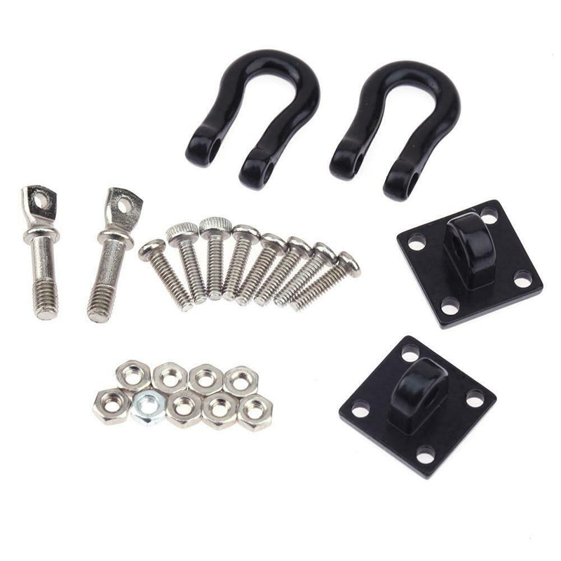2pcs Metal Lock Catch Tow Chain RC Car Crawler Accessories for Traxxas Hsp