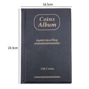 Coin Album 10 Pages 150 Pockets Coin Holder Collection Book(Black)