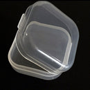 10X Clear Plastic Transparent With Lid Storage Box Collection Container Case JR