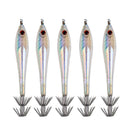 15Pcs 9.5cm Glow In Dark Luminous Fishing Lures Baits Squid Jigs Tackle Hook