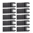 10-pack Metal Wood Oscillating Multitool Quick Release Saw Blade, 34mm
