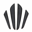 4x Anti-collision Trim Carbon Fiber Car Door Edge Guard Strip Protector Bump Bj