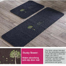Set of 2 Doormats Rugs Non-Skid Backing Kitchen Area Rugs
