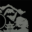 Rising Sun Landscape Metal Cutting Dies for DIY Scrapbook Album Cards Making OZ