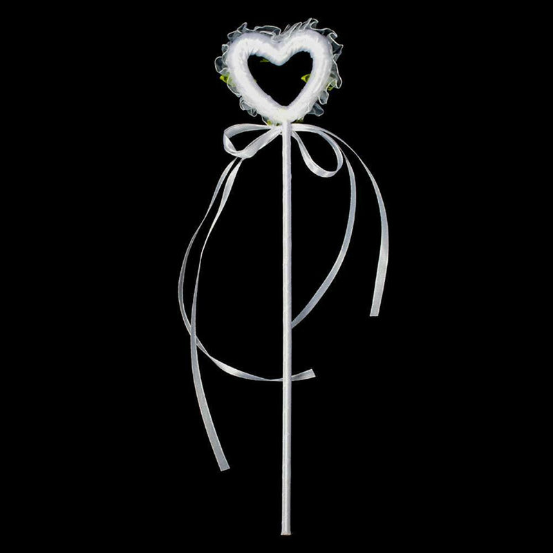 Heart Shaped Fairy Wand Foam Magic Wand Walking Stick for Kid Girls Gifts