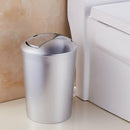 6.5L Bathroom Garbage European Style Trash Wastebin With Lid Kitchen Trash  J5L8