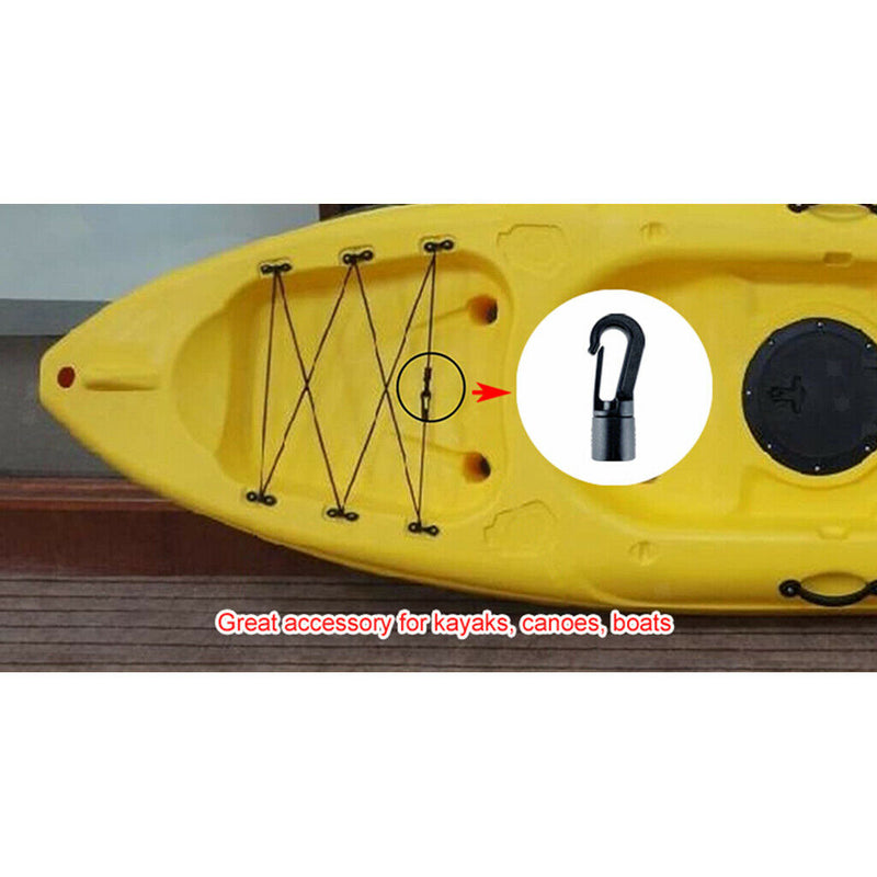 Replacement Bungee Shock Cord Hook for 1/4 inch and 3/16 inch Rope Terminal Ends