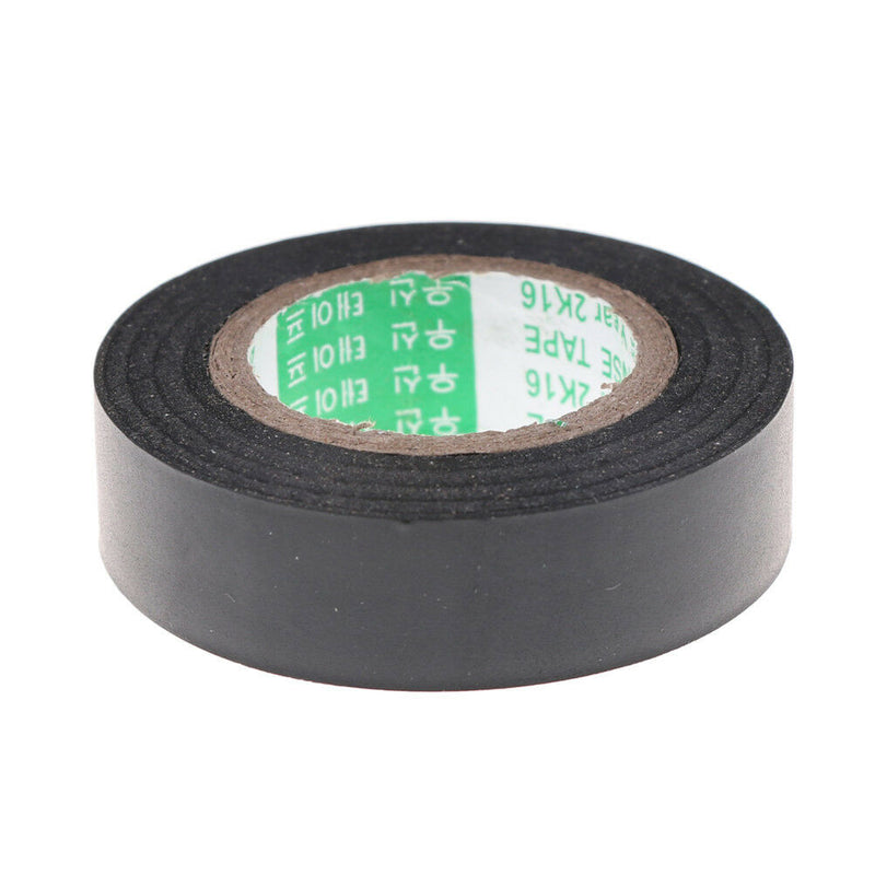 Black PVC Electrical Wire Heat Resistant Vinyl Insulating Tape Roll 16mm*20m Gw