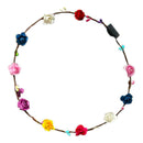 Beach Party Crown Led Flower Headband Light Up Hair Wreath Hairband Garland S1Z1