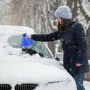 2pcs Car Windshield Magic Ice Scraper Cone Shaped Auto Snow Remover (Blue) A