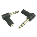 6.35mm 1/4'' Male to 3.5 mm Female M/F Jack Aux Audio Stereo Adapter