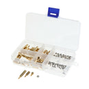 124 Pcs/Lot M2.5 Hex Brass Spacer Standoff Screw DIY Accessories Tool for