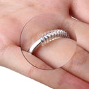 New Ring Size Adjuster with Jewelry Polishing Cloth for Loose Rings, Set of 12