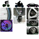 7 Color Flashing LED Tyre Wheel Valve Cap Light Car Bicycle Motorcycle Tire Lamp