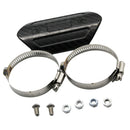 Motorcycle Exhaust Muffler Middle Pipe Protection Heat Shield Cover - Black