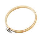 3" Bamboo Frame Hoop Ring Embroidery Cross Stitch Sewing Tool DIY Art Craft