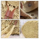 Ladies Modern Tassel Straw Knitted Ladies Handbag Handbag Shoulder Bag Perf Z8C9