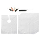 100pcs Disposable Hair Cutting Cape Waterproof Hairdressing Apron for Barber