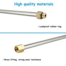 6 Pcs Pressure Washer Wand Extension Stainless Steel Extension Wand 7.5 Ft(