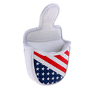 Semicircle Golf Mallet Putter Cover Protector with USA Flag Design