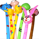 Cartoon Inflatabel Animal Long Inflatable Hammer Stick Children Outdoor Toys  ME