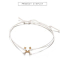 3Pcs/Set Bohemia Beads Multi-Layers Anklet For Women Foot Leg Chain Ankle B
