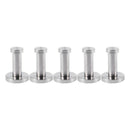 Bathroom door wall clothes handbag bag hook clamp 16x53mm 5 pcs