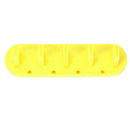 3Pcs False Nail Art Tip Display Practice Base Frame Stand Polish Diy(Yellow
