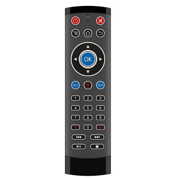T1 Pro 2.4G Wireless Air Mouse Gyro Remote Control Voice for Android TV Box A#S