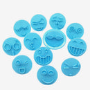 13 PCS/Set Cookies Cutter Plastic Biscuit Mould Cookie Fondant Cake DIY Tool3C
