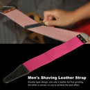Straight Cut Throat Razor Canvas Leather Double Sided Sharpening Strop Belt New