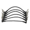 Pack of 6 Electric Guitar Patch Cables Right Angle 6.35mm Jack for Effect Pedals