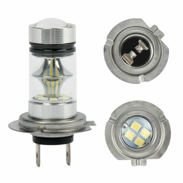 2X H7 LED Car Headlight High/Low 10000W 150000LM COB Kits Fog Lamp 6000K White