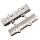 2 Pieces 4 String Jazz Bass Pickup Covers Neck&Bridge for JB Bass Guitar Parts